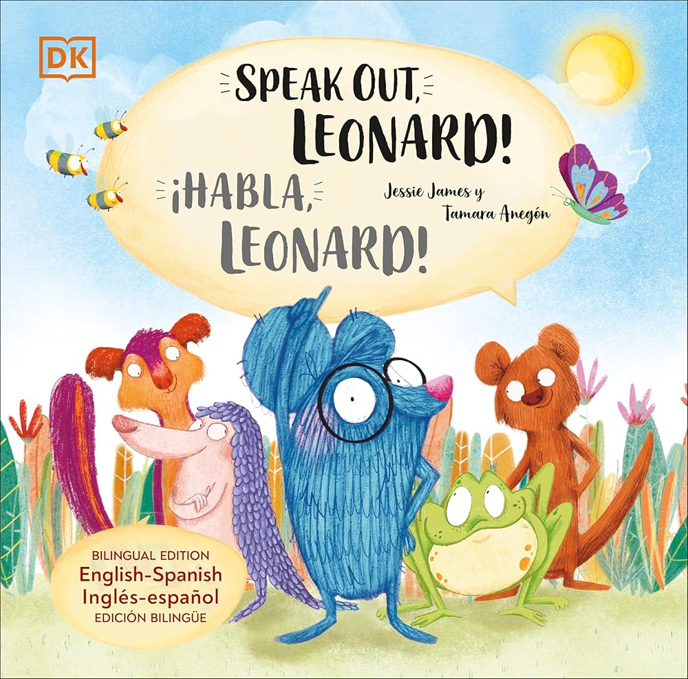 Speak Out, Leonard!: Bilingual edition English-Spanish (Look! It's Leonard!) cover image