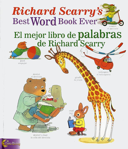Richard Scarry's Best Word Book Ever / El mejor libro de palabras de Richard Scarry (Richard Scarry's Best Books Ever) (English, Multilingual and Spanish Edition) cover image