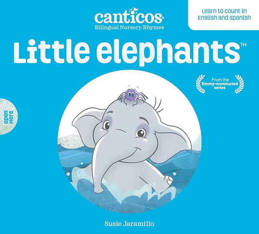 Canticos Little Elephants / Elefantitos: Bilingual Nursery Rhymes cover image