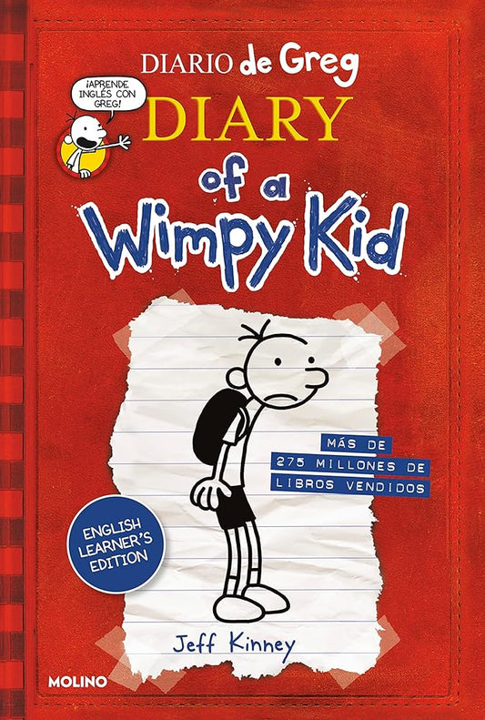 Diario de Greg [English Learner's Edition] 1 - Diary of a Wimpy Kid: ¡Aprende inglés con Greg! (Universo Diario de Greg) cover image