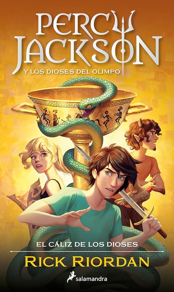 Percy Jackson y el cáliz de los dioses / The Chalice of the Gods (Percy Jackson y los dioses del olimpo / Percy Jackson and the Olympians) (Spanish Edition) cover image