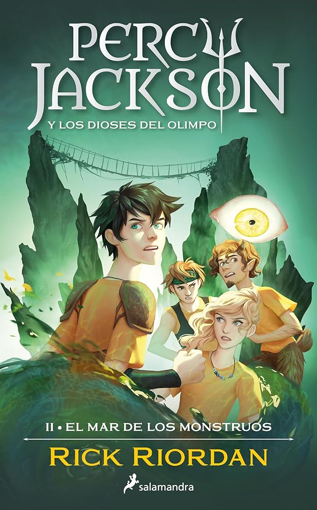 El mar de los monstruos / The Sea of Monsters (Percy Jackson y los dioses del olimpo / Percy Jackson and the Olympians) (Spanish Edition) cover image